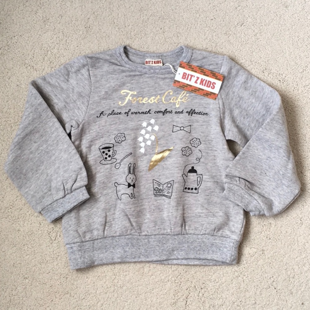 Girls Bitz Kids Printed Sweatshirt NWT 3-4